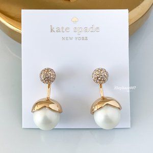 Kate Spade pearl pendant earrings